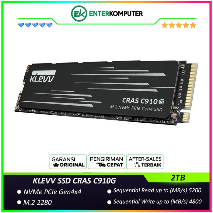 Klevv Ssd Promo KLEVV SSD CRAS C910G 2TB M.2 2280 NVMe PCle Gen4 x4 / SSD 2TB ...