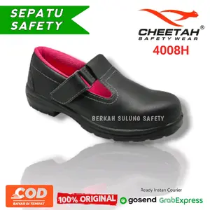 Sepatu Safety Wanita Cheetah 4008H Original / Safety Shoes Keselamatan Kerja Wanita Heels