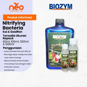 REPACK BIOZYM Nitrifying Bacteria Koi Goldfish Bakteri Starter Aquarium Untuk Koki & Koi