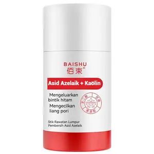 Stik Masker Kuala Lumpur Pembersih Asam Azelaat & KaolinMenyerap Komedo Meniruskan Pori-Pori Perawatan WajahKotoran