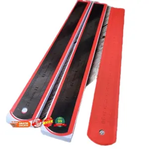 Penggaris Besi Stainless Steel 30cm Garisan Mistar Kuat Awet 12 PCS Harga Murah