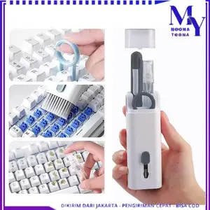 MYNOONA Brush Pembersih Keyboard 7 in 1 Multifunction Pen Cleaner Sikat Folding with Key Puller