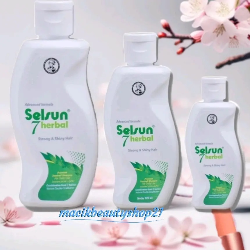 Selsun Shampoo Seven 7 Herbal 200ml - 120ml - 60ml