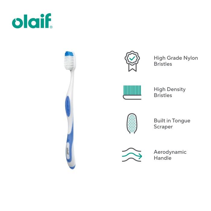 Olaif Pro Clean Toothbrush (Soft / Medium) - Sikat Gigi / Gosok Gigi 3
