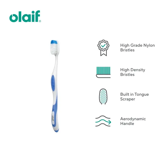Olaif Pro Clean Toothbrush (Soft / Medium) - Sikat Gigi / Gosok Gigi 3