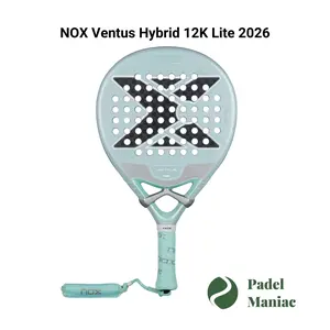 NOX Ventus Hybrid 12K Lite 2026 Racket Padel Raket Outdoor Indoor