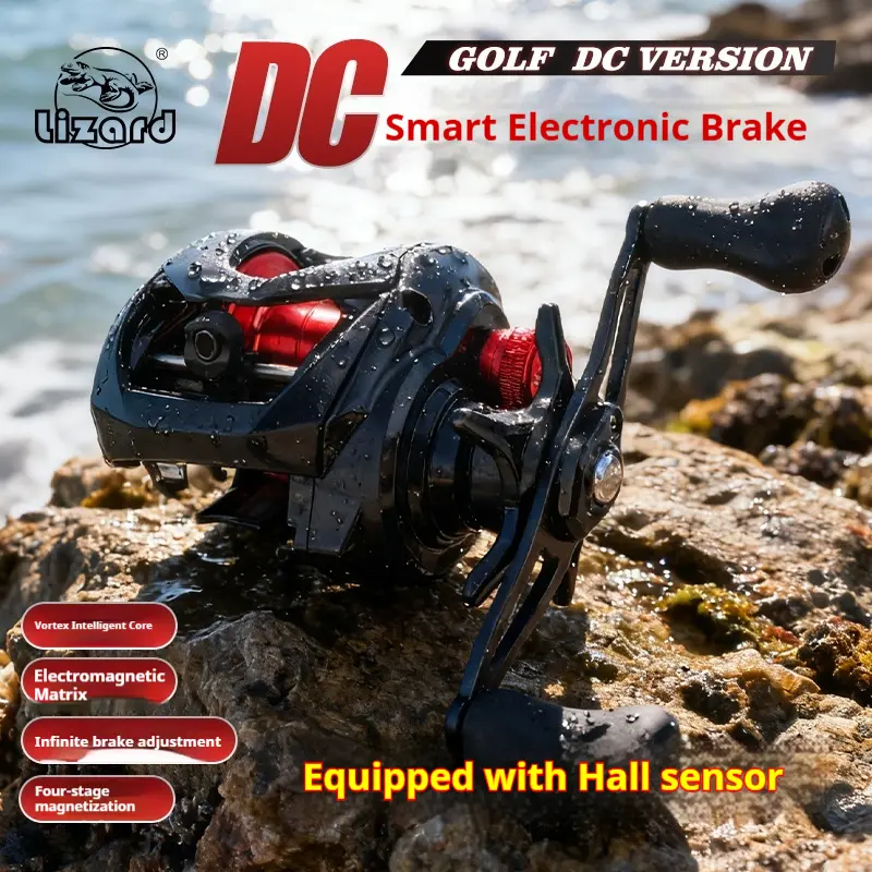 Lizard Fishing Black Myth DC Baitcasting Reel, Long Cast Anti