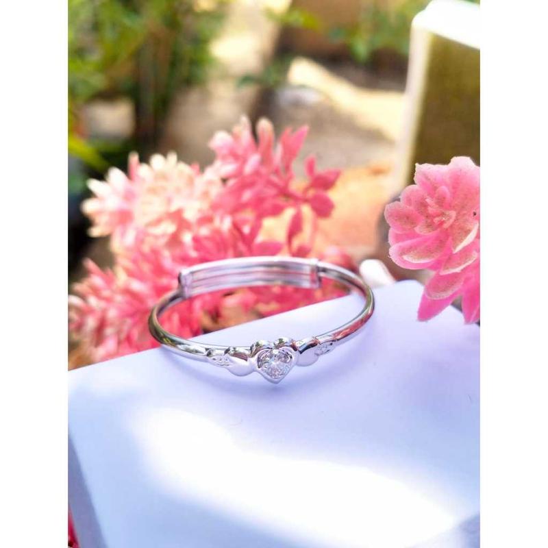Gelang Tangan Anak Bayi Emas Putih Asli Gelang Bangle Anak Emas Terbaru Gelang Bayi Perempuan Gelang Fashion Anak 0