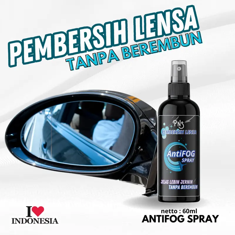 Pembersih Lensa Anti Fog Anti Embun Bersih/ Spray Pembersih Kaca Anti Air Embun Uap Serbaguna 0