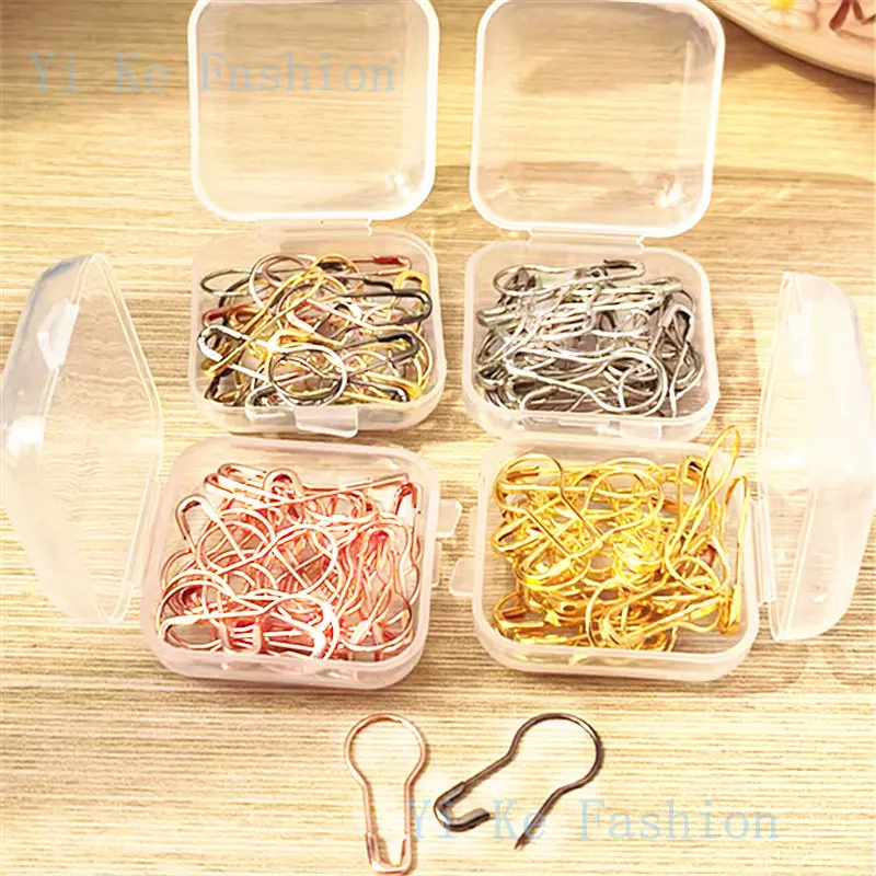 30 pieces/box gourd needle safety needle headscarf needle color needle headscarf accessories