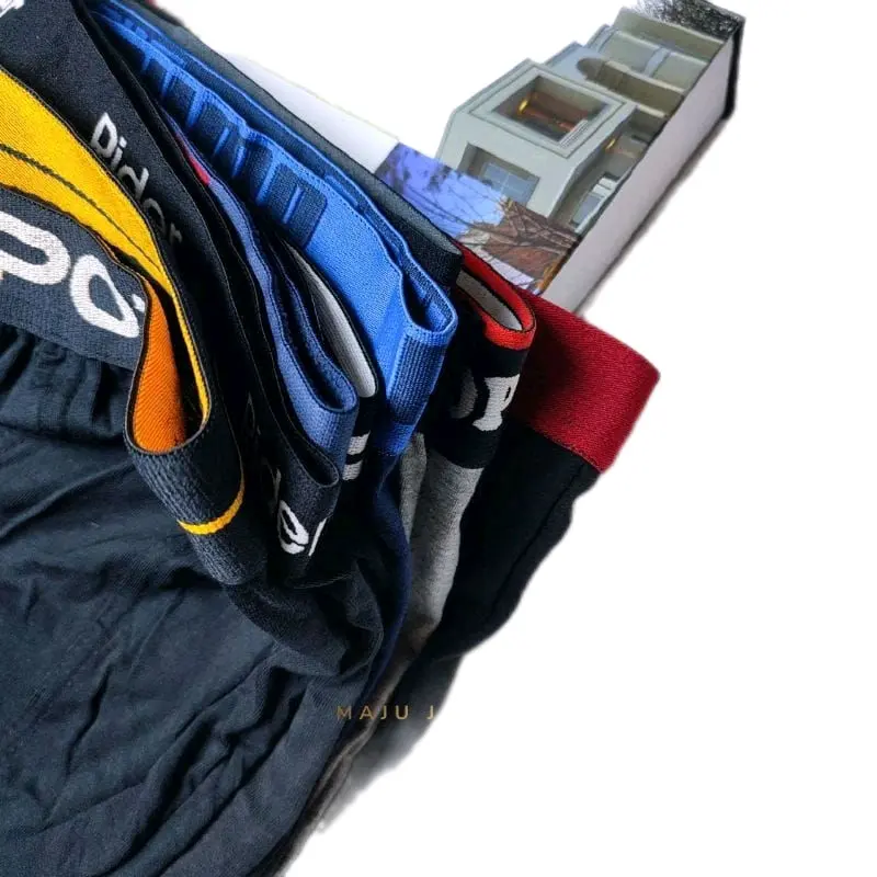 PAKET 6 PCS celana dalam boxer pria katun bahan tebal lembut dan nyaman di pakai 3