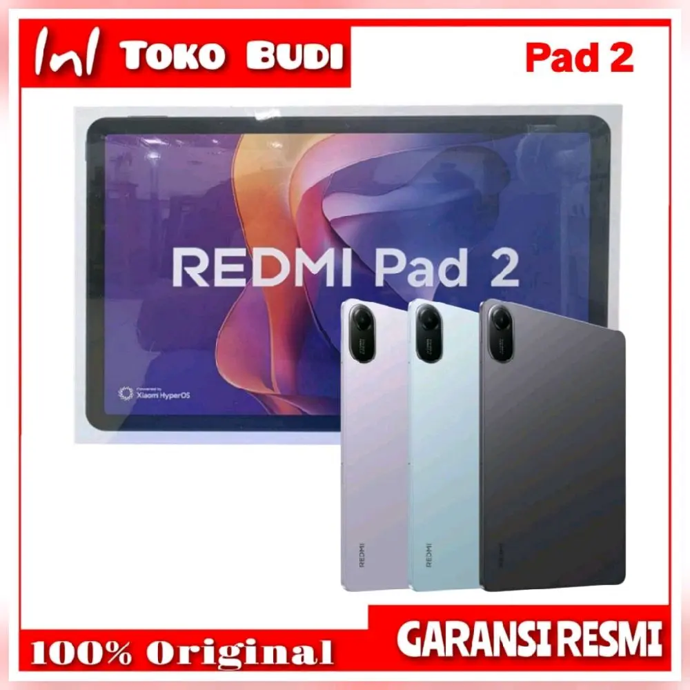 Xiaomi Redmi Pad 2 4/128 4/256 Garansi Resmi