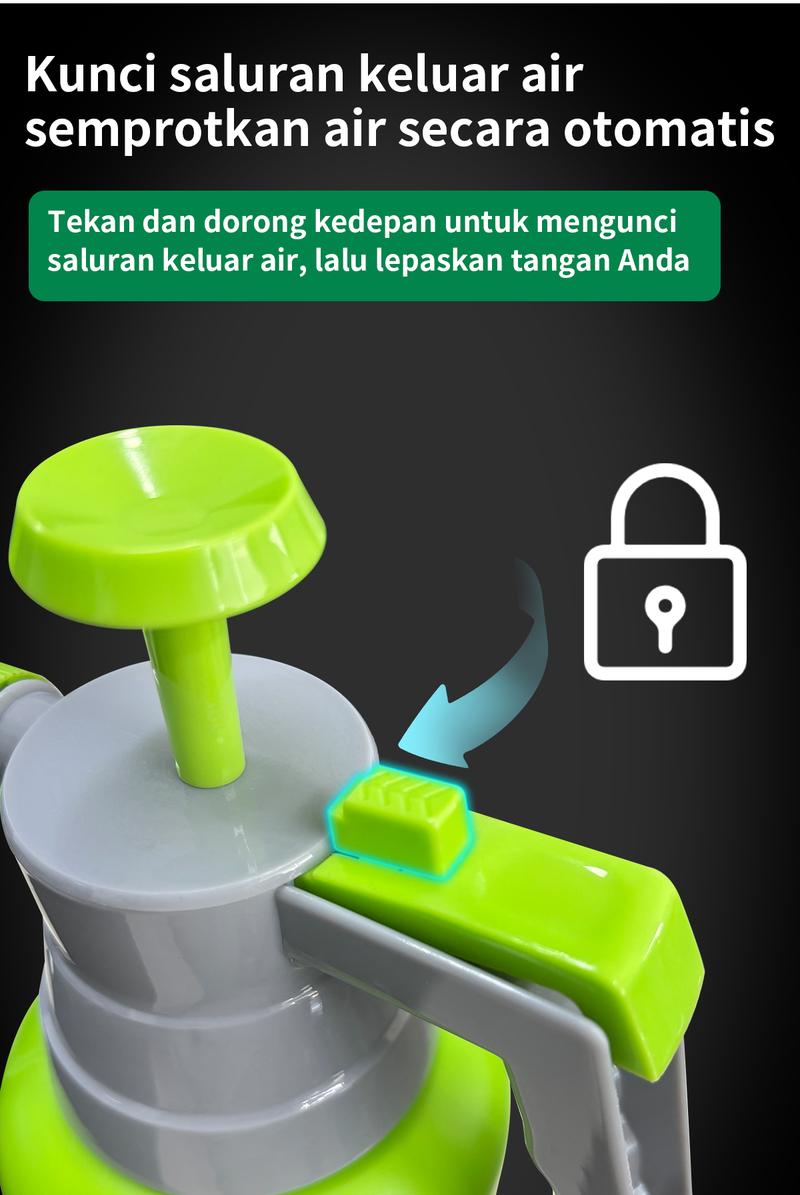 Product Introduction of ISKU Pressure Sprayer 1L/2L Botol Semprotan Tanaman Manual /alat semprot tanaman 2L Air Nozzle sprayer 18