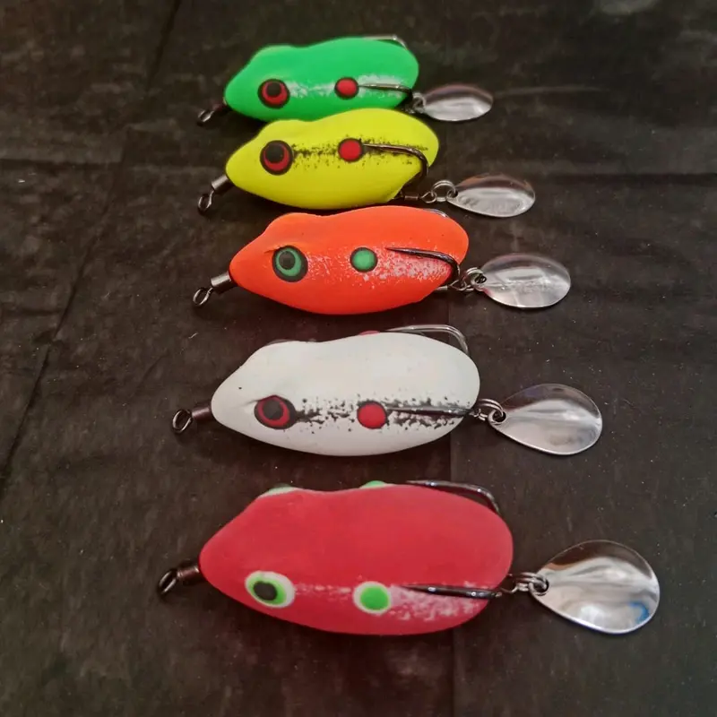 SOFT FROG 4 CM MURAH BERKUALITAS LURE MANCING CASTING IKAN GABUS TOMAN PANCING Umpan 3
