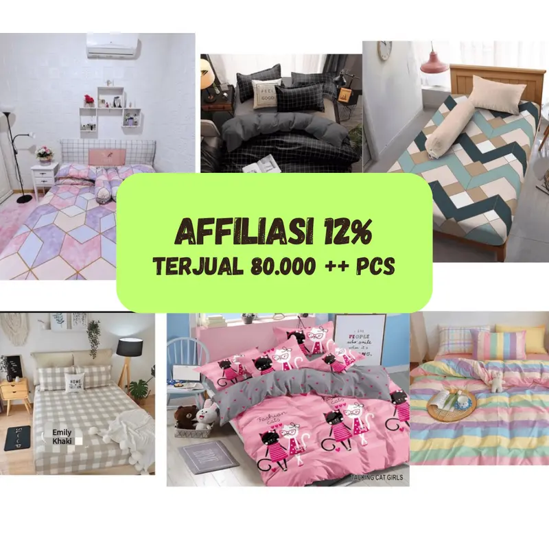 (Gratis Sarung Bantal dan Guling ) Sprei Murah Promo 180 160 120 x200 Satu Set Karakter Bahan Katun Halus Premium Terbaru/ Bakulshopp 2