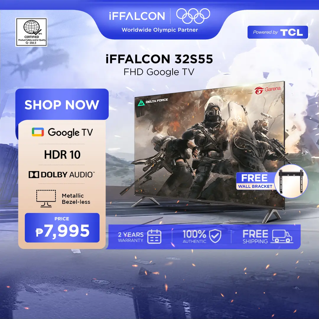 IFFALCON 32 Inch SMART TV - IFF32S55 (Google Apps, Netflix