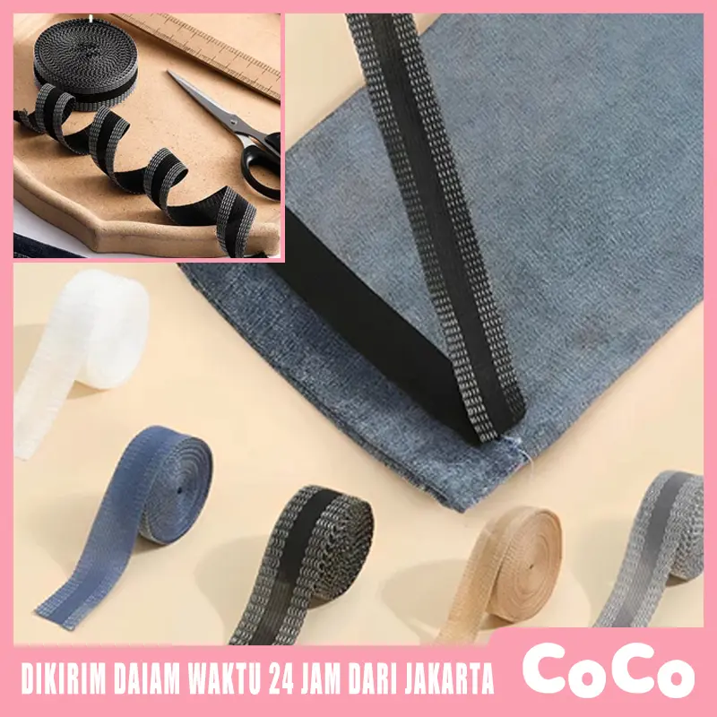 5Pcs Perekat Pemendek Celana Jeans Tanpa Jahit Alat Potong Pendek Ujung Celana Praktis