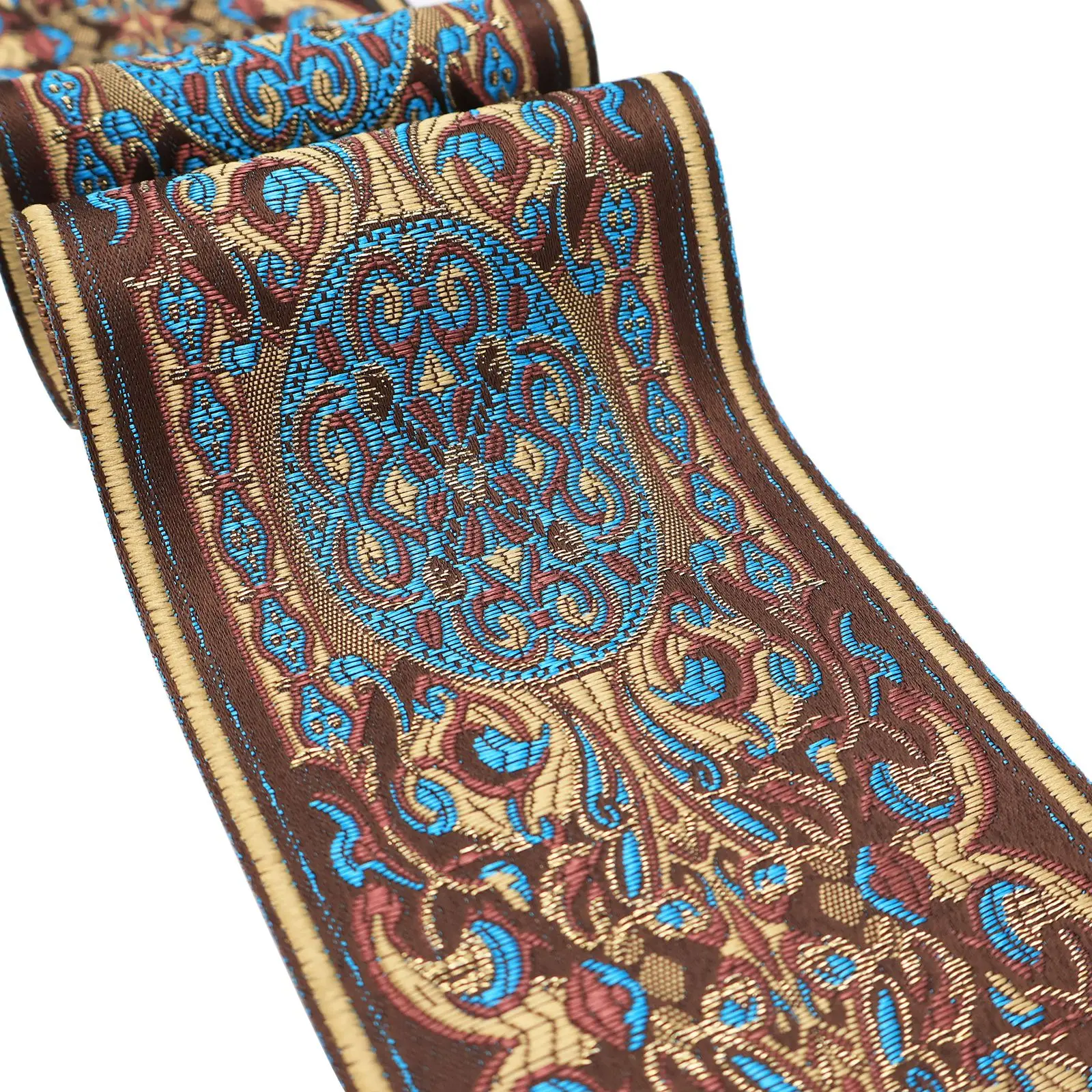 Jacquard Ribbon 3.5inch Wide Ribbon Trim for Home Decoration