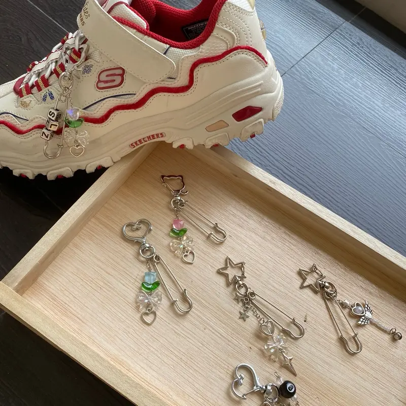 SLAZY Shoe Chain Aksesoris Sepatu | CUSTOM Shoe Chain Gantungan Rantai Sepatu Custom Nama Bentuk 0