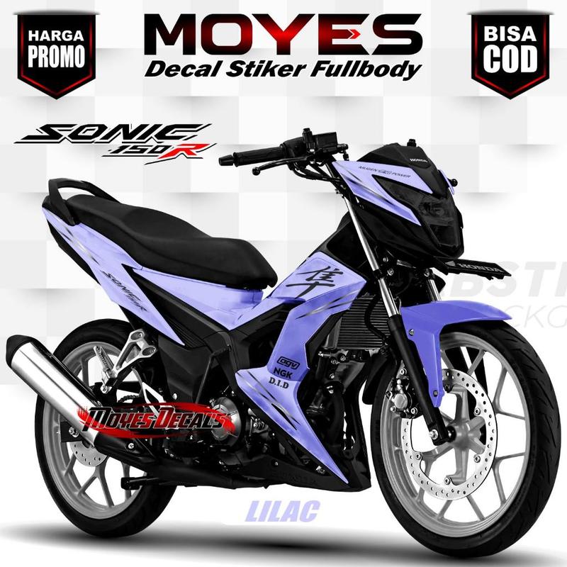 Product Introduction of Decal Sonic 150R Full Body model polos 2 Motor Motorcycle Racing 61