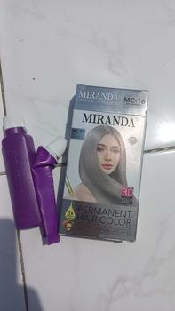 Product Review of MIRANDA Hair Color Cat Rambut Abu Pewarna Rambut Ash Grey Blonde MC-16 from 🎙**🎶 0