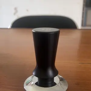 One Two Cups Tamper Kopi Espresso Flat Base Spring Loaded - FEN59