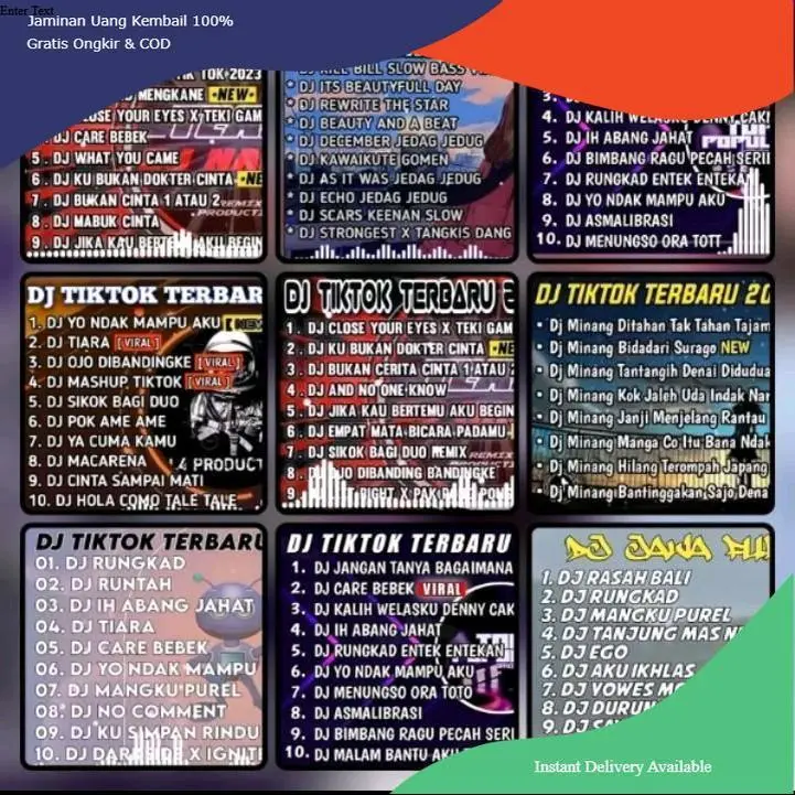 (DJ PALING VIRAL)  Flashdisk MP3/MP4 Full Isi DJ Hits tOktok, DJ Viral, DJ Malay, DJ Remix (Bebas Nambah Lagu Lain )