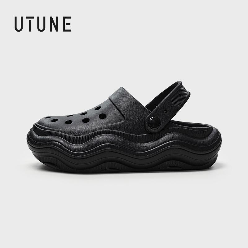 UTUNE Dép Đế Dày Dành Cho Nam Và Nữ Dép Đi Biển Dép Thời Trang Ngoài Trời Dép Đi Đường Chất Liệu EVA Mềm Mại Và Không Trơn Trượt Thích Hợp Cho Mùa Hè Trực Tiếp Trò Chuyện Trực Tiếp 