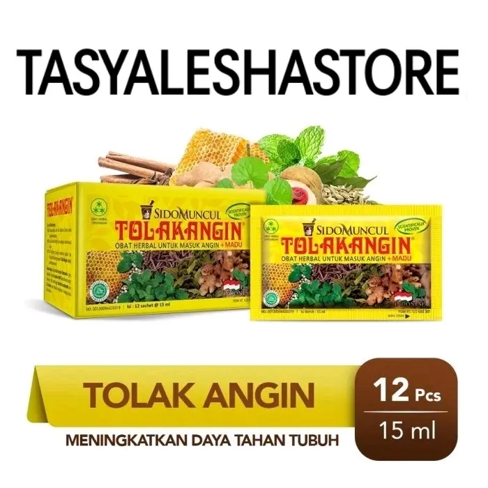1 Box Tolak Angin Cair Dewasa 12 Sachet @15ml