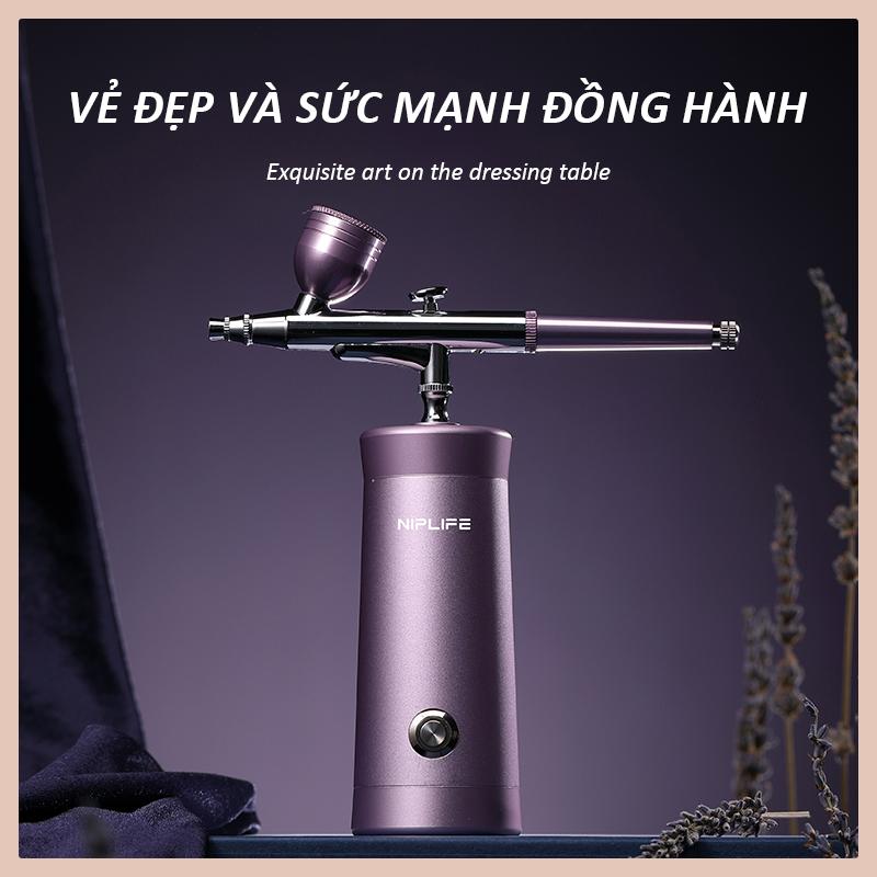 Bình Xịt Tinh Chất NIPLIFE, Nhật Bản, Dụng Cụ Dưỡng Ẩm, Công Nghệ Tiêm Oxy, Cấp Ẩm Sâu, Bình Xịt Điện, Có Thể Tái Chế, Hai Phụ Kiện Hộp Đựng 4