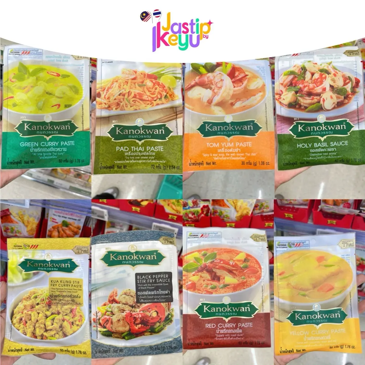 [READY] Kanokwan Authentic Thailand Instant Paste | Bumbu Instant Masakan Thailand Authentic