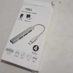 Flexcom TypeC to USB hub extender 4 in 1 multi interface adapter universal