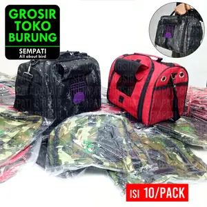 Sempati Grosir Tas Untulan Sempati Isi 10 Pcs Travel Bag For Mini Cage Tas Selempang Bawa Sangkar Kandang Untulan