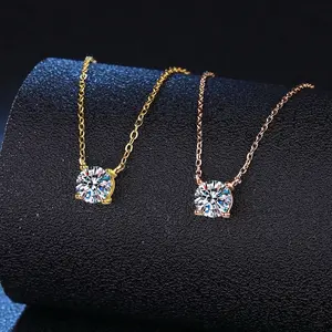 Kalung Wanita Titanium Permata Satu Simple KT70-72LU