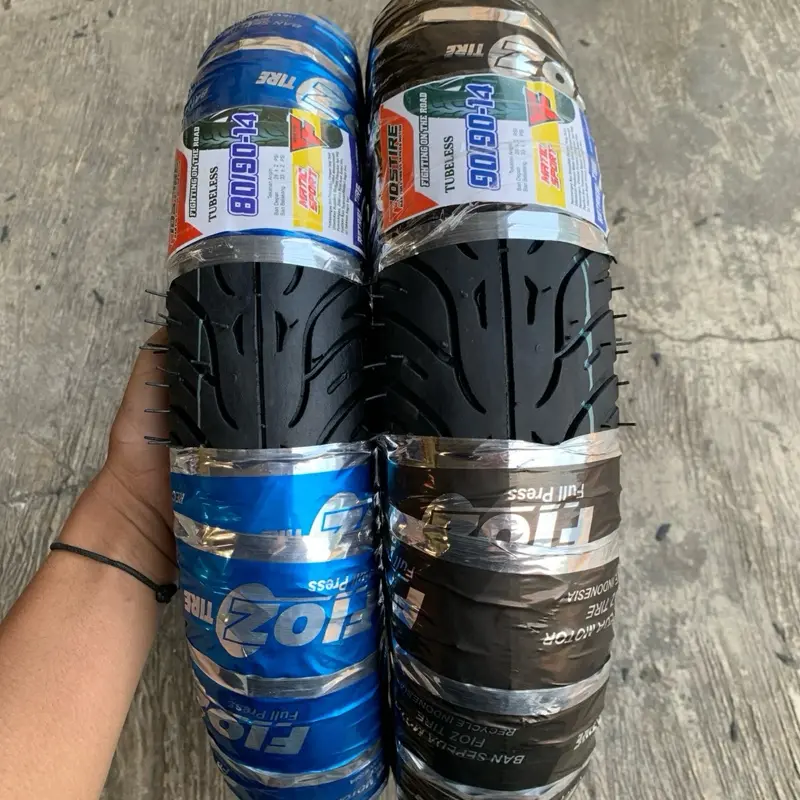 PROMO SATUAN BAN MATIC TB RING 14 UKURAN 80/90&90/90 untuk motor beat, mio, vario, fino, spacy, x ride, dll Motorcycle Tire 4