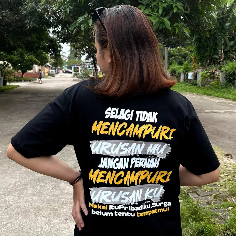 Kaos Bacot S.G.LCLTH Distro Pria Dewasa Baju Kata-Kata Viral Unik dengan Sablon DTF - Motif, Oblong 0