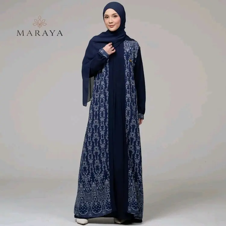 gamis syafira  Wanita Dewasa Muslim Dress Mewah Lebaran terbaru 2025 5