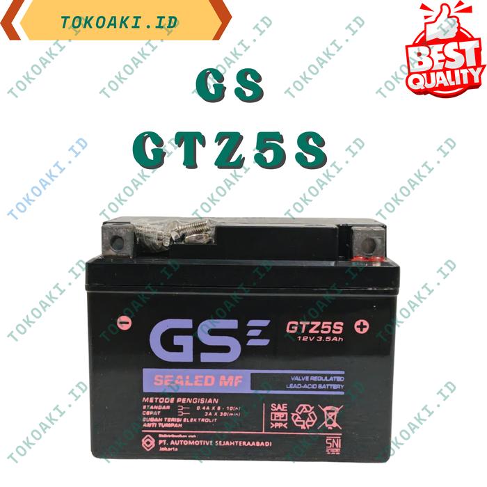 Jual Aki Motor Vixion (old) / New Scorpio Z GTZ5S GS E MF Accu Jual Aki Motor Vixion (old) / New Scorpio Z GTZ5S GS E MF Accu