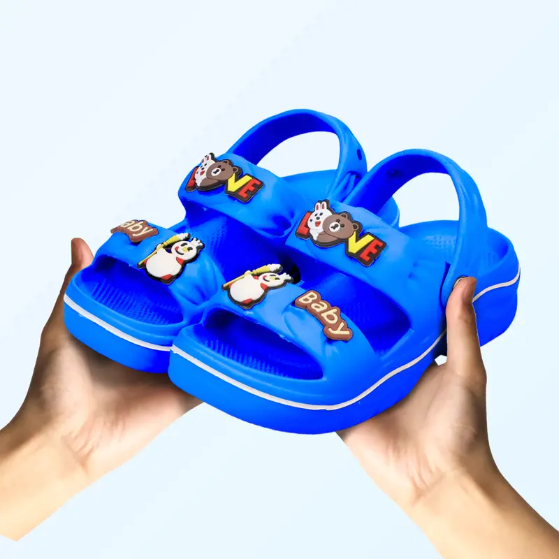 FLASH SALE SANDAL ANAK SELOP 370t-1 MODEL BONEKA LUCU BAHAN KARET EVA 2