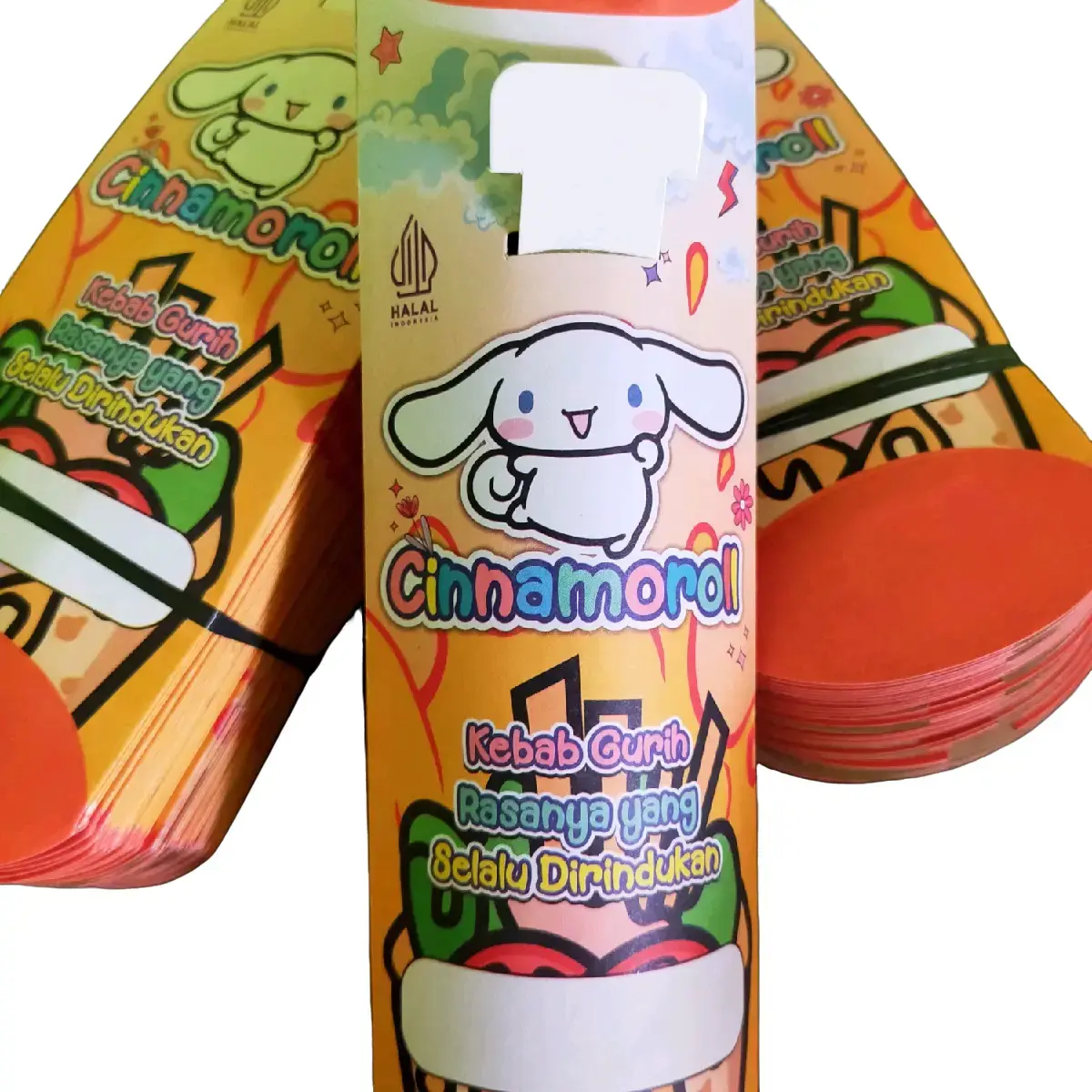 Kertas kebab/bungkus Kebab Jumbo Cinnamoroll uk 9x24cm 1pack 100pcs