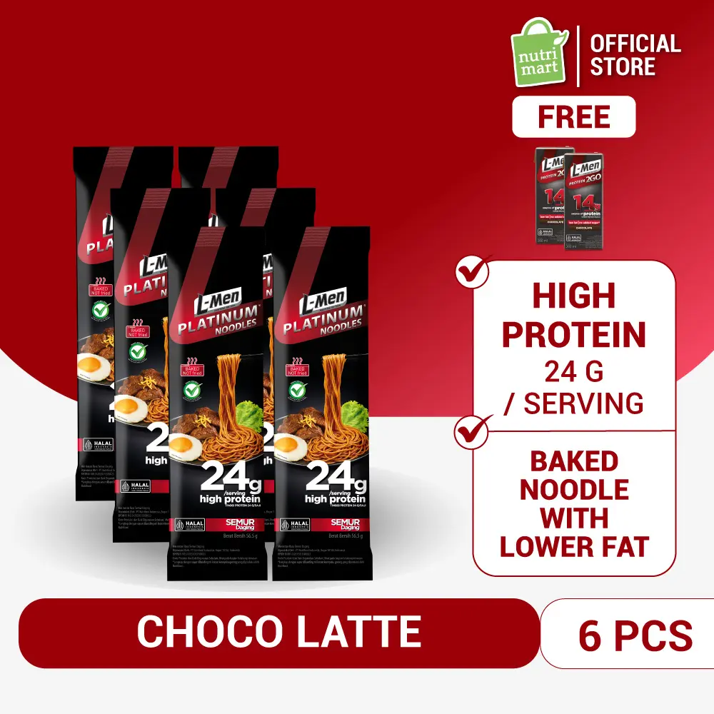 6pcs Free 2pcs L-Men 2Go Chocolate