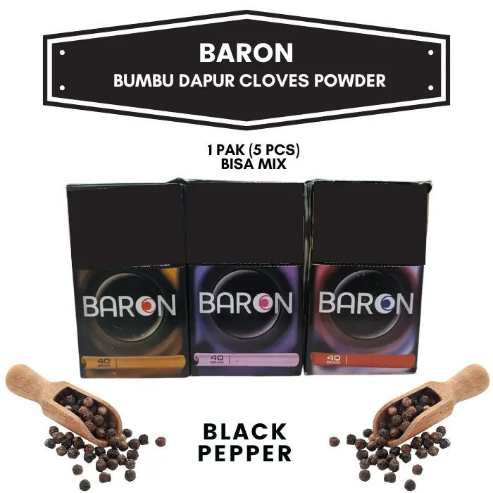 Bumbu Dapur Cap BARRON Cloves Powder Rempah / Bumbu Dapur BARON 40gr Spices