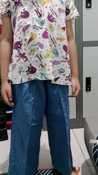 Product Review of Hokkid’s wear - Celana kulot jeans anak perempuan Fashion from y**a s**a 1