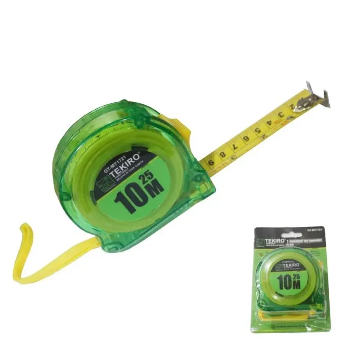 Tekiro Meteran Transparan 10 Meter /Meteran / Tools - Alat Perkakas 1