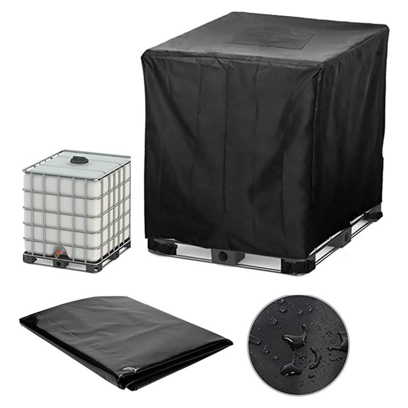 Bình trữ nước mưa 600 lít, thùng IBC kèm lá bọc và nắp