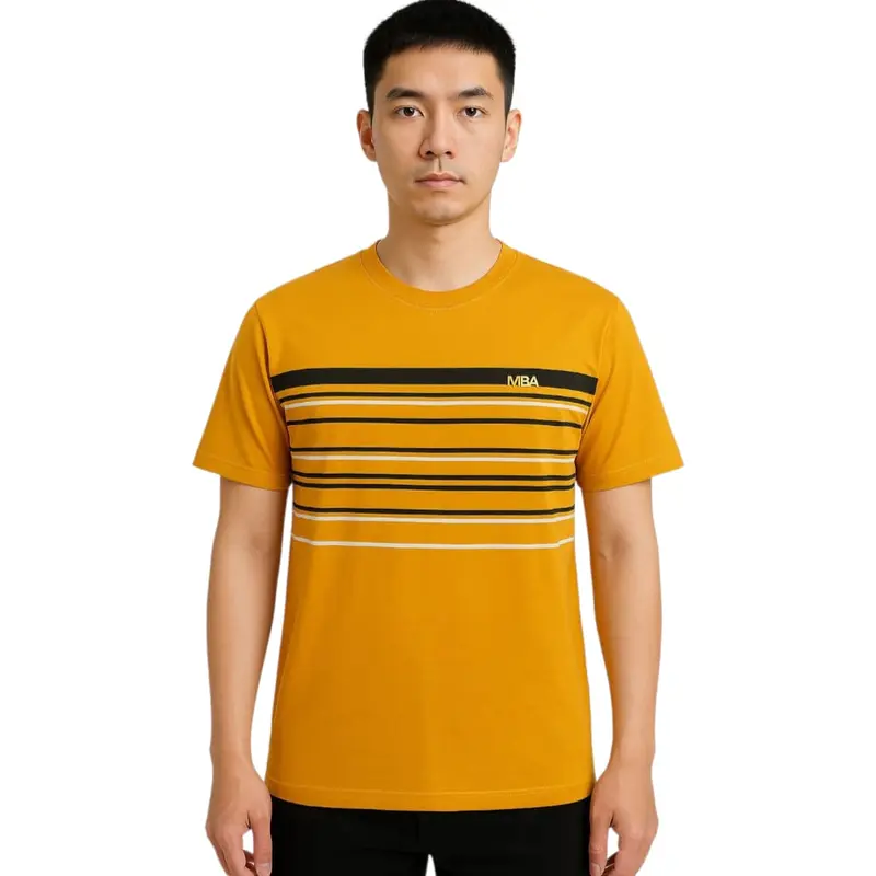 MBA MY BLANK APPAREL Kaos Distro Salur Pria Original 100% Cotton 24s Adem & Nyaman Unisex Warna Keren Kekinian Casual Combed Motif Simple Garis Polo Kain Katun 6