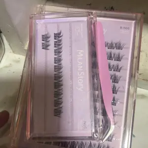 [ LANGSUNG TEMPEL ] MILAN STORY False Eyelash N SERIES Kecil Besar Eyelash Extension Eye Make Up