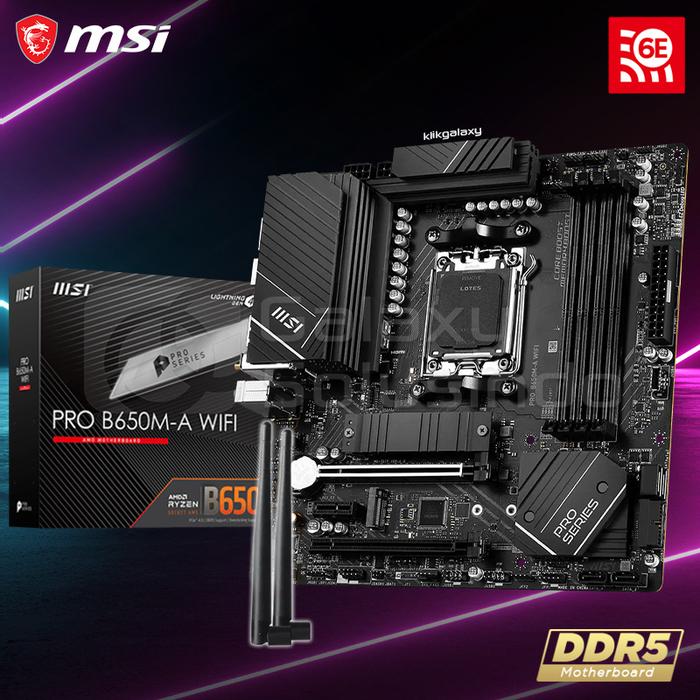 Gambar MSI B650M-A PRO WIFI - B650 AM5 DDR5 Motherboard dari GASOL SUMBERSARI Kota Malang Tokopedia
