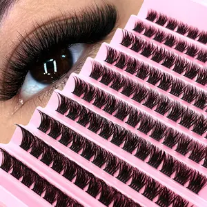 【COD】DIY Bulu Mata 120-160-200 kelompok 10 Baris Bulu Mata anime Length 8-14mm Hitam Palsu Comfortable nesura Fake Eyelashes extension double volume tebal natural anime bawah cluster stars kenzie manga lashes Lem bulu mata cat eyes virago diary Cosmetic