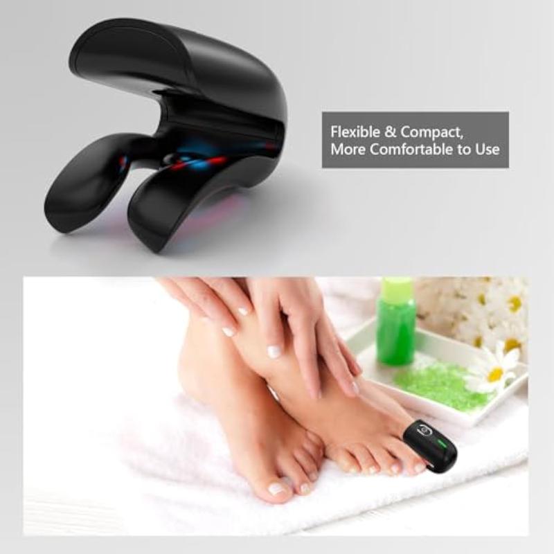 Rechargeable Nail Fungus Treatment Device for Onychomycosis, New Model Highly Effective Red Blue Light & Cold Laser Therapy for Nail Cleaning, Fast & Reliable Light Therapy for Fingernail &Toenail 4